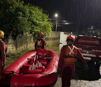 Volumes colocam o município entre os mais castigados pelas chuvas no estado nos últimos três dias
