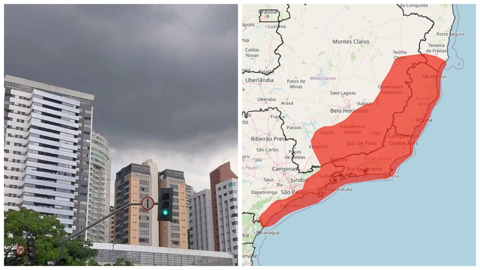 Todas as cidades de Minas Gerais estão sob alerta para chuva; saiba como se proteger