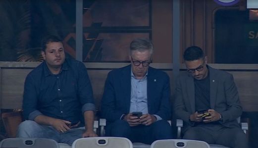 Carlo Ancelotti no Mineirão para Cruzeiro x Corinthians