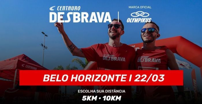 Divulgação do circuito Centauro Desbrava 2026
