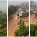 Rio Pomba transborda e inunda cidade de Cataguases, na Zona da Mata; veja vídeos