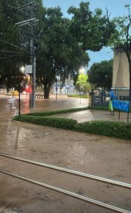 Chuva causou pontos de inundação em Cataguases
