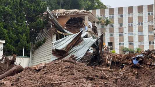 Destruição em Juiz de Fora