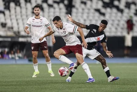 Kevin Serna marcou o gol da vitória do Fluminense no primeiro jogo da semifinal