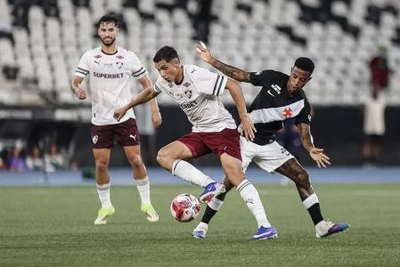 Kevin Serna marcou o gol da vitória do Fluminense no primeiro jogo da semifinal
