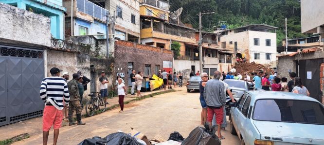 Resgate no bairro Linhares, em Juiz de Fora
