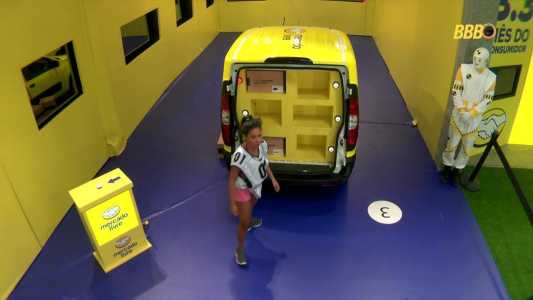 Gabriela na Prova do Anjo do BBB 26