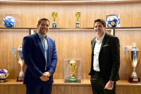 Samir Xaud e Edmilson • Samara Moumei/CBF
