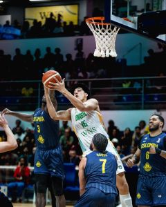 Wini Silva, atleta do KTO Minas, em ação pela Seleção Brasileira contra a Colômbia
