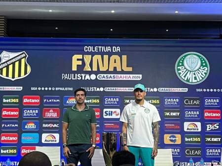 Abel Ferreira e Gustavo Gómez