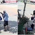 Vídeo: idoso é roubado por mulher que lhe ofereceu ajuda para carregar compras