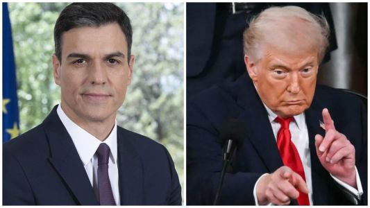 Presidente da Espanha, Pedro Sánchez, e mandatário dos Estados Unidos, Donald Trump