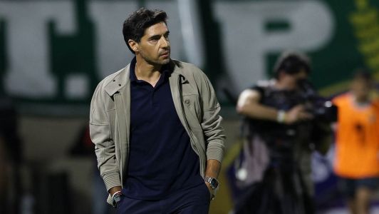 Abel Ferreira em Palmeiras x Novorizontino