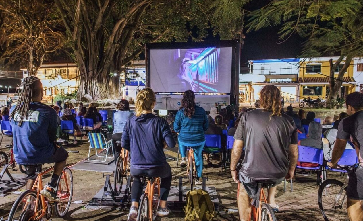 BikeCine chega pela primeira vez a Ouro Preto com cinema movido a pedaladas