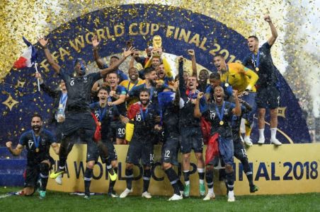 Seleção Francesa campeã em 2018