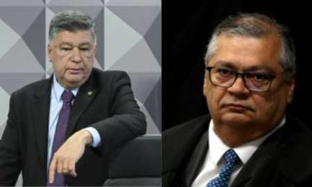 Senador Carlos Viana e ministro do STF Flávio Dino