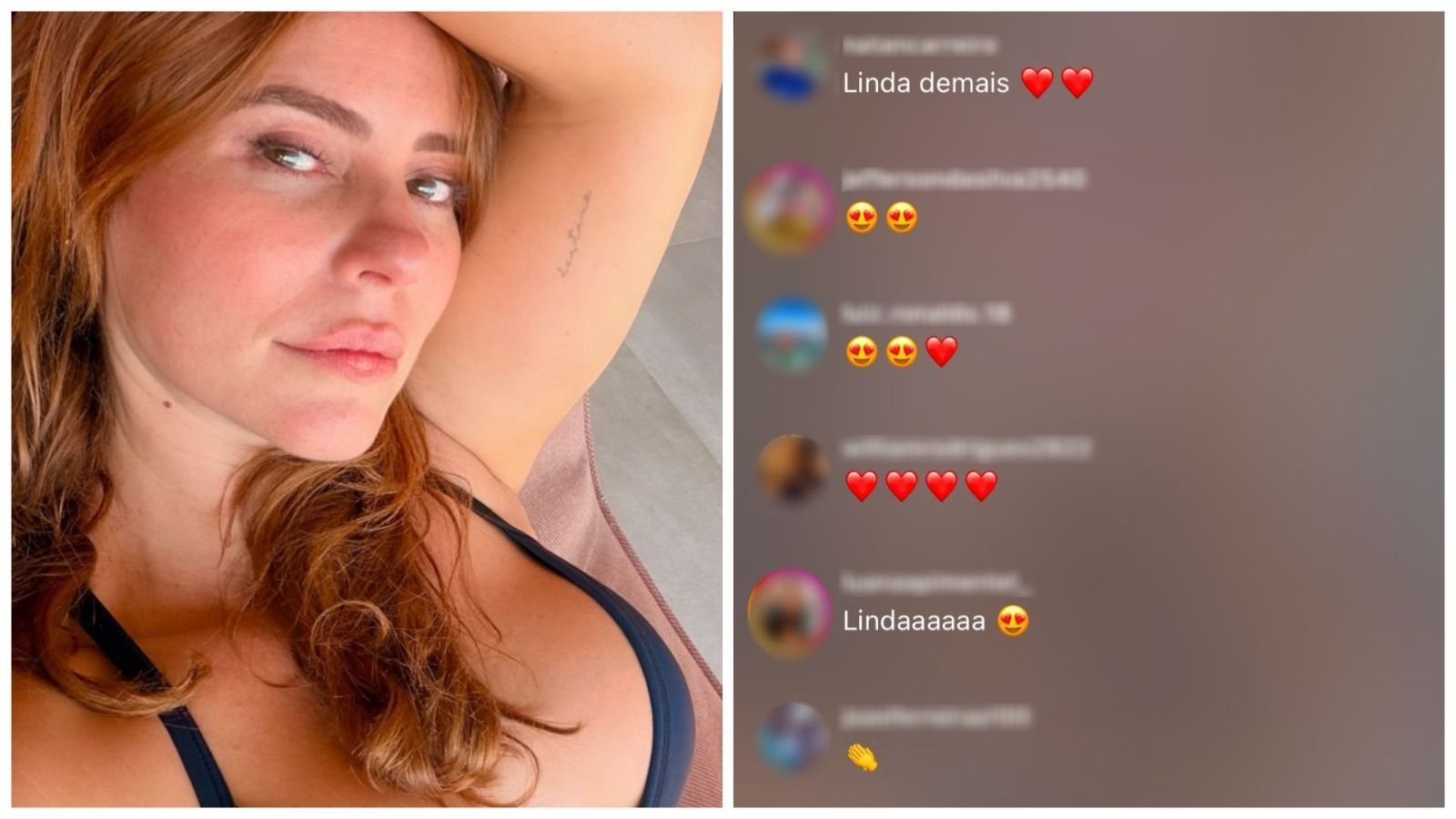 Paolla Oliveira publica 'bom dia' sem maquiagem nas redes sociais e seguidores elogiam