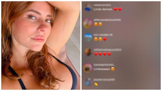 Seguidores elogiam beleza natural de Paolla Oliveira