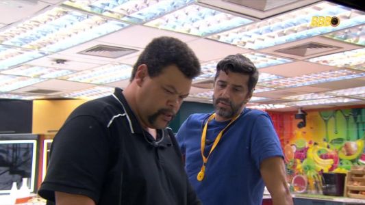 Cowboy conversa com Babu no BBB 26