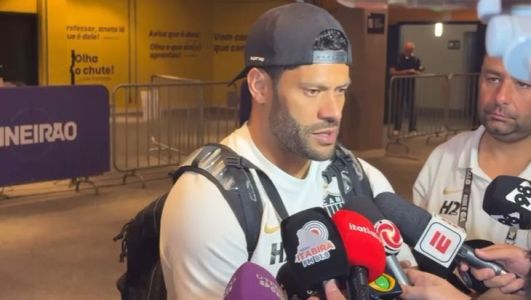 Hulk em zona mista no Mineirão após final do Estadual entre Atlético e Cruzeiro
