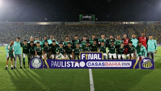 Elenco do Palmeiras que conquistou o Campeonato Paulista 2026