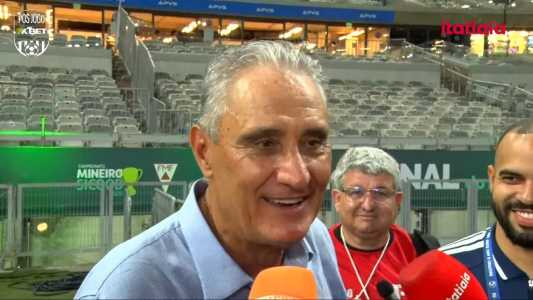 Tite reclamou dos xingamentos da arquibancada
