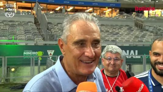 Tite reclamou dos xingamentos da arquibancada