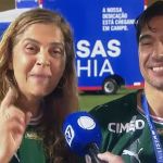 Abel 'invade' entrevista de Leila e abre o coração após título do Palmeiras