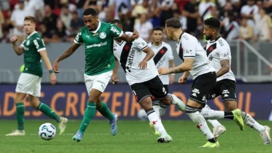 Palmeiras venceu o Vasco nos dois jogos no ano passado