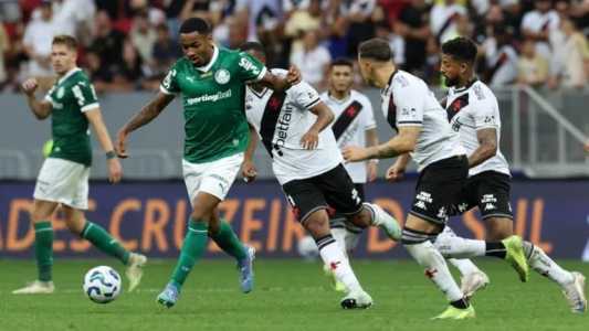 Palmeiras venceu o Vasco nos dois jogos no ano passado