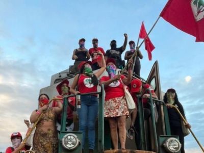 Protesto MST Linha Vale