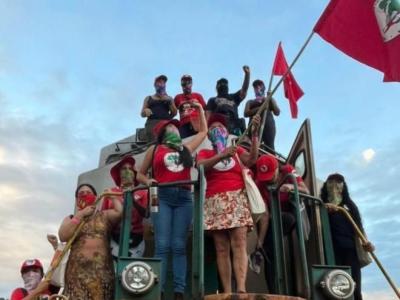 Protesto MST Linha Vale
