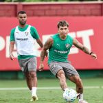 Atacante treina com os companheiros e deve ser opção no Fluminense contra o Remo