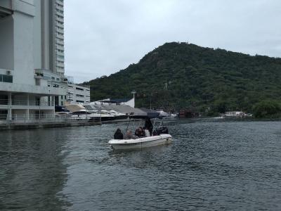 Pesquisadores conduziram análises no rio Camboriú