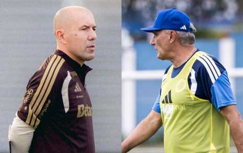 Leonardo Jardim, do Flamengo, e Tite, do Cruzeiro