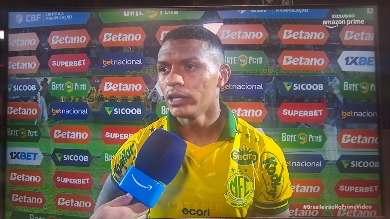 Jogador do Mirassol é direto sobre empate cedido ao Santos no Brasileiro: ‘Frustração’