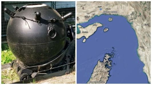 Mina Morska e Estreito de Ormuz