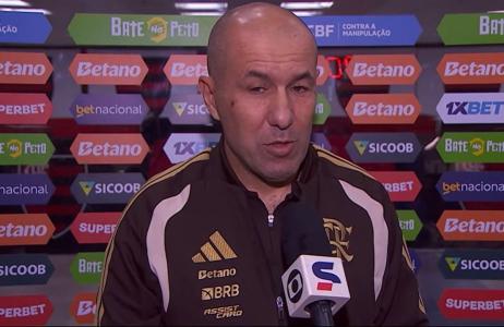 Leonardo Jardim, técnico do Flamengo, fala sobre o Cruzeiro