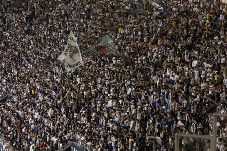 Torcida do Atlético nas cadeiras da Arena MRV