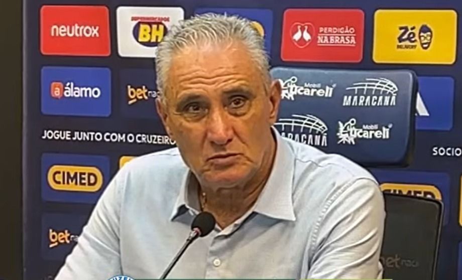 Tite não alivia em reflexão sobre início do Cruzeiro no Brasileirão