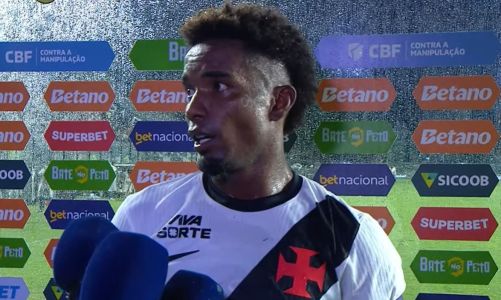 Thiago Mendes, do Vasco, em entrevista após o jogo