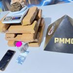 Casal é dedido com mais de 10 barras de maconha em Ipatinga