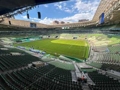 Allianz Parque após reforma no gramado e shows de Luan Santana