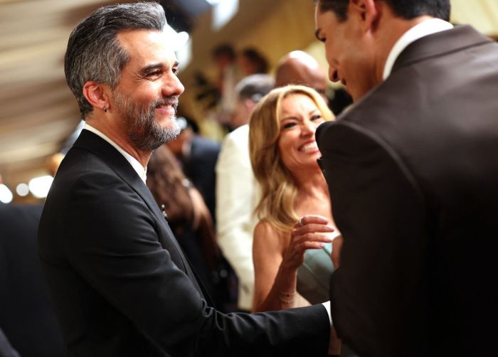 Wagner Moura na premiação do Oscar, em Los Angeles