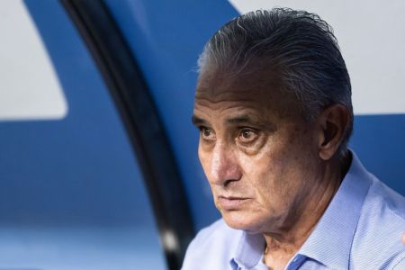Técnico Tite durante jogo do Cruzeiro