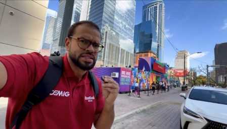 Influencer Felipe Marreco representou a Itatiaia no evento de tecnologia e inovação