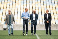 Visita de Príncipe William ao Maracanã