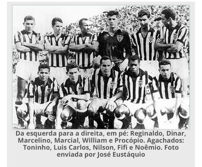 William também jogou com Procópio, seu cunhado, no Atlético