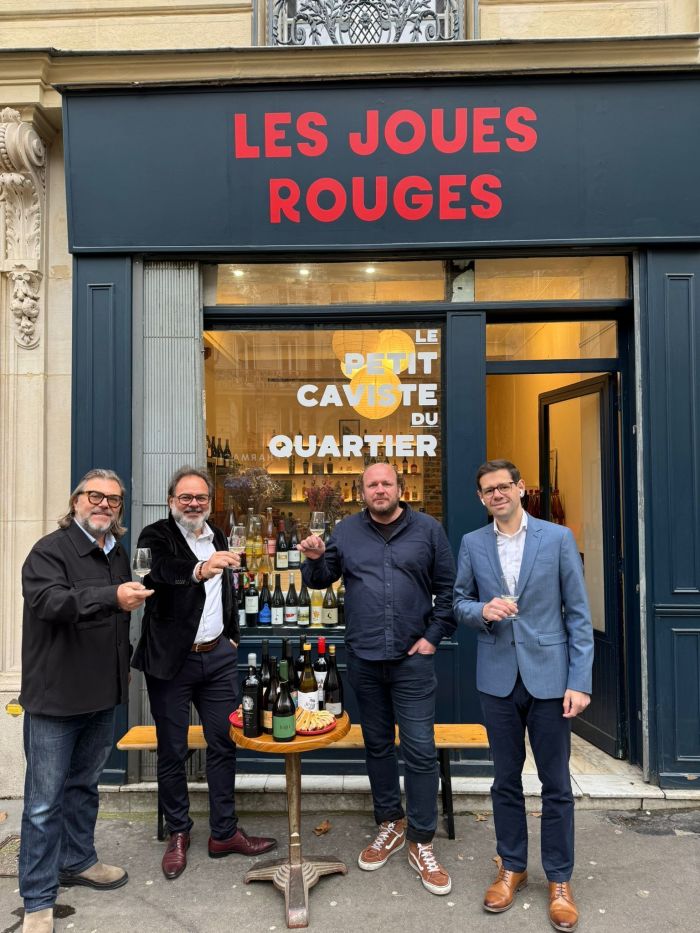Xavier Vankerrebrouck, Giovanni Montoneri, Benoit Mathurin e  Guilherme França 