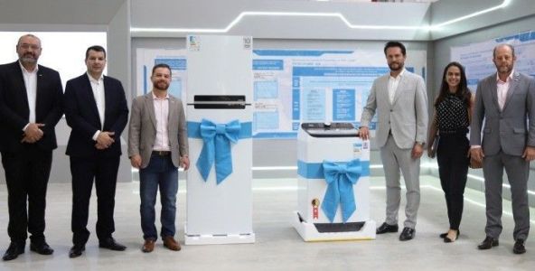 Executivos da Midea e do Governo de Minas participam de inauguração da nova planta da empresa em Pouso Alegre
